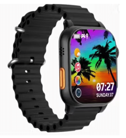     			t800 AMOLED BT Calling Smart Watch with Rubber Strap Upto 1-2 days Backup