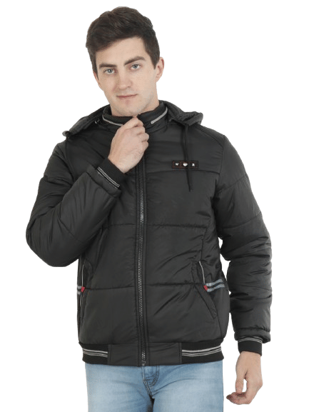 xohy Nylon Men's Tailored Jacket - Black ( Pack of 1 ) xohy Nylon Men's Tailored Jacket - Black ( Pack of 1 )