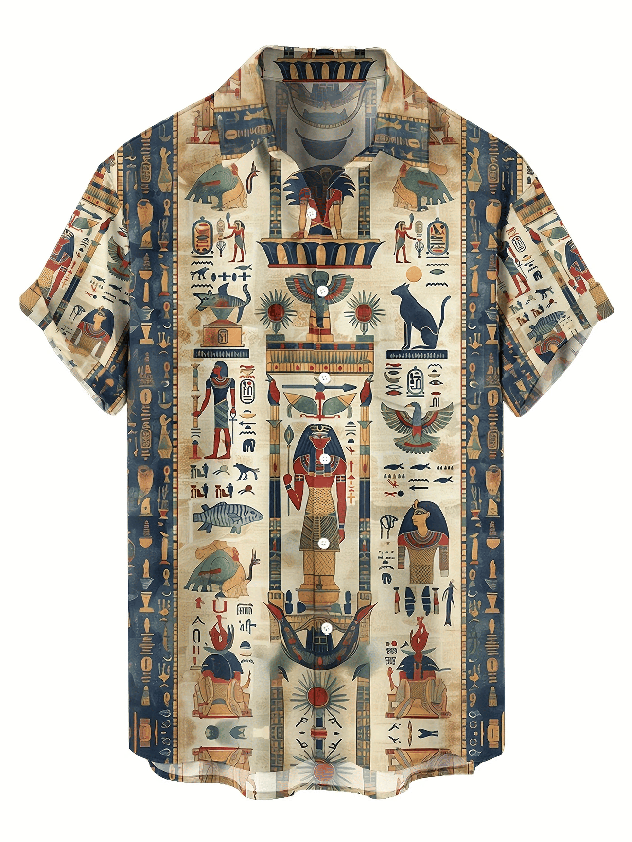AAPSKA Rayon Flex Regular Fit Printed Half Sleeves Men's Casual Shirt - Multi ( Pack of 1 )