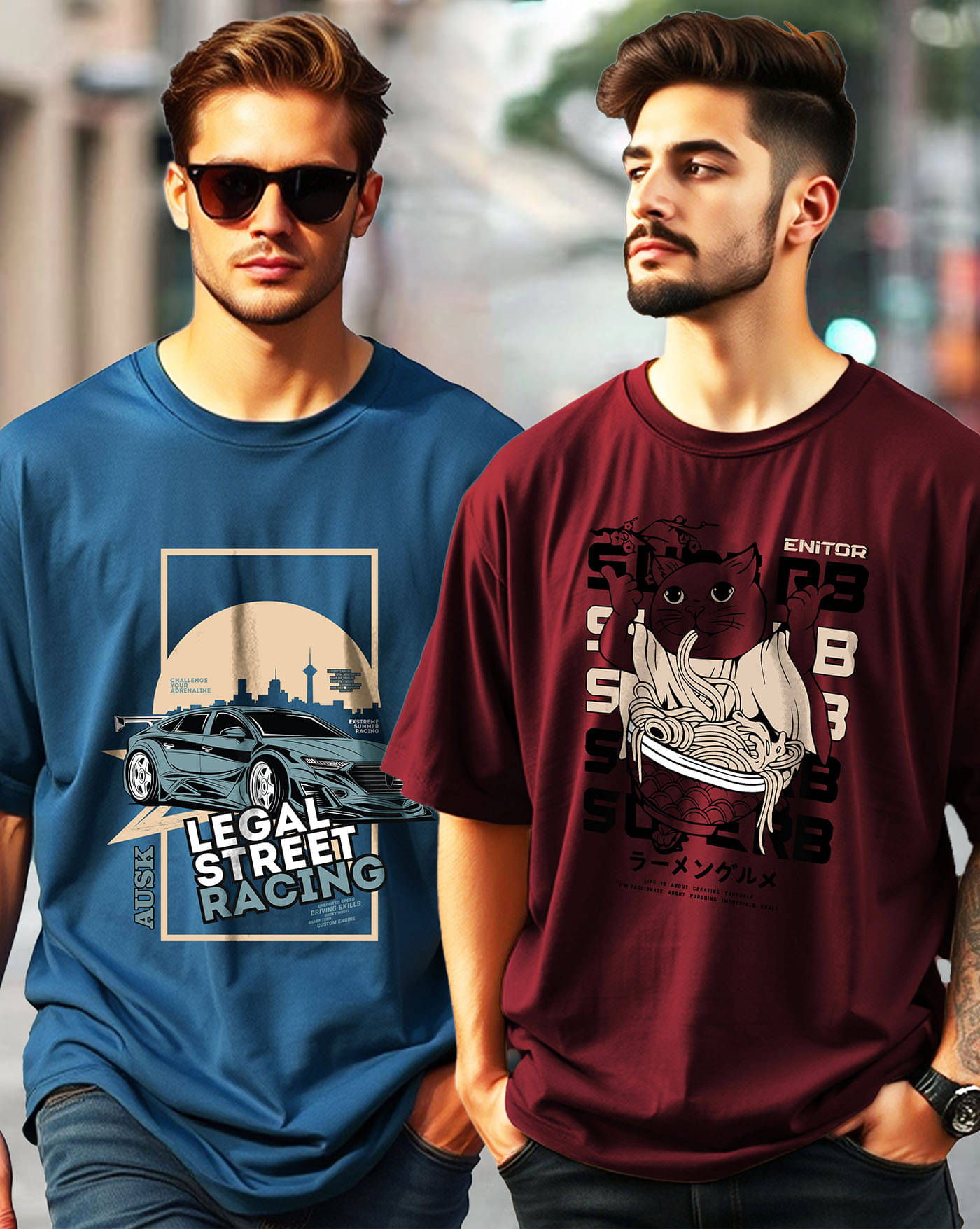 AOOSH Men Cotton Blend Oversized Fit Printed T-Shirt ( Maroon ) AOOSH Men Cotton Blend Oversized Fit Printed T-Shirt ( Maroon )