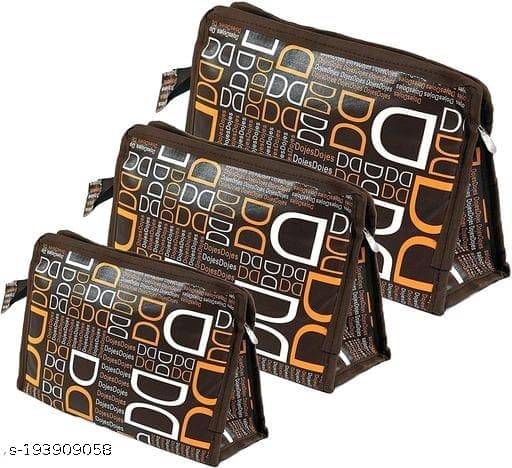     			Combo Multipurpose  Pouch/Makeup/Cosmetic/Shaving/Toiletry Travel Kit Pouch Bag for Men and Women (Pack of 3)