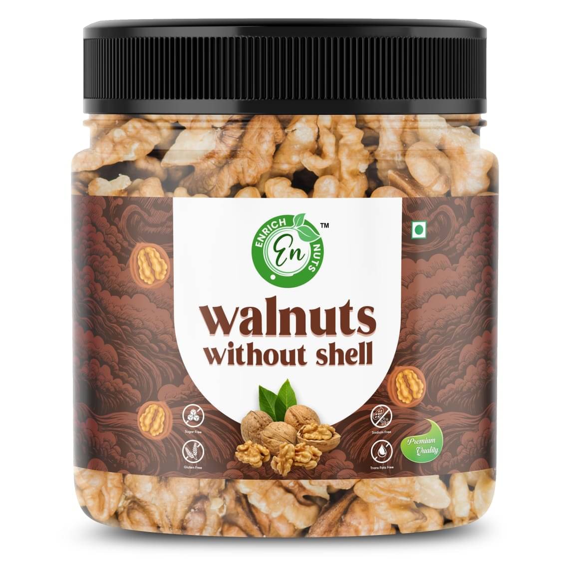     			ENRICH NUTS Walnuts without shell(Akhrot giri) 250 g