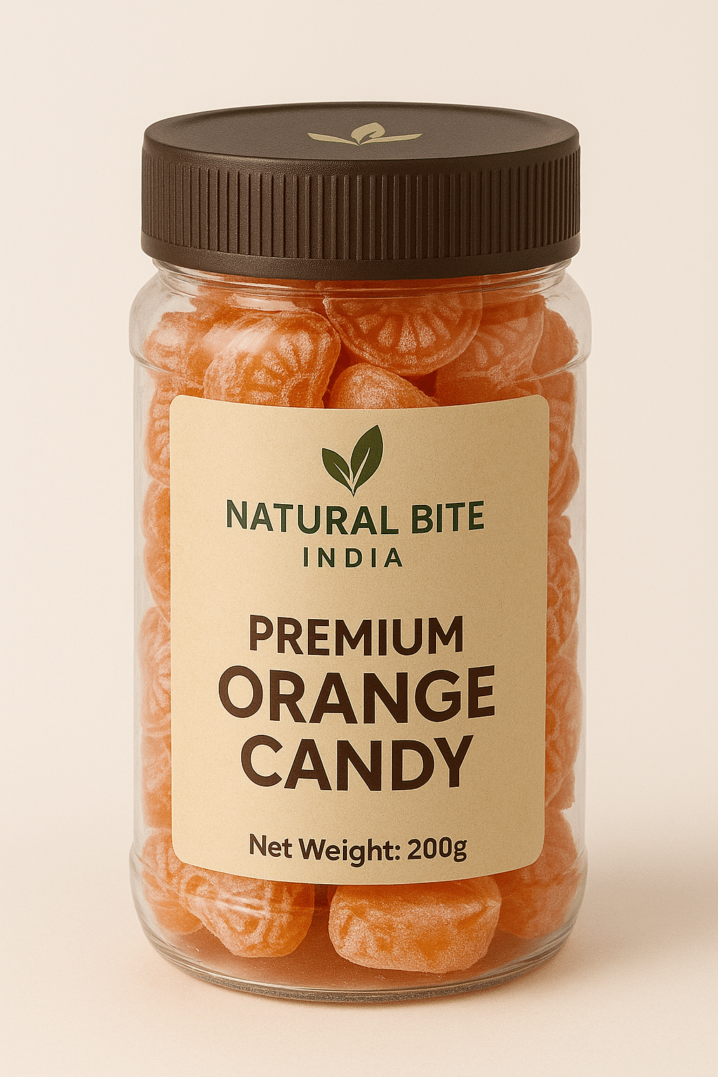 NATURAL BITE INDIA orange Hard Candies 200 gm NATURAL BITE INDIA orange Hard Candies 200 gm
