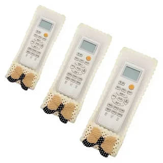     			PACK OF 3 |Remote Cover|Ideal for D2H,DTH Remote & Air-Conditioner(AC) Remote|Fabric Remote Control Case Keep Remote Dust-Free & Easy to Fit(Random Colors Pack Of-03)