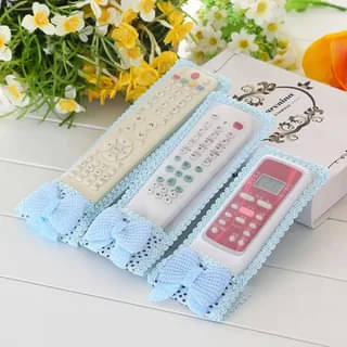     			PACK OF 3 |Remote Cover|Ideal for D2H,DTH Remote & Air-Conditioner(AC) Remote|Fabric Remote Control Case Keep Remote Dust-Free & Easy to Fit(Random Colors Pack Of-03)