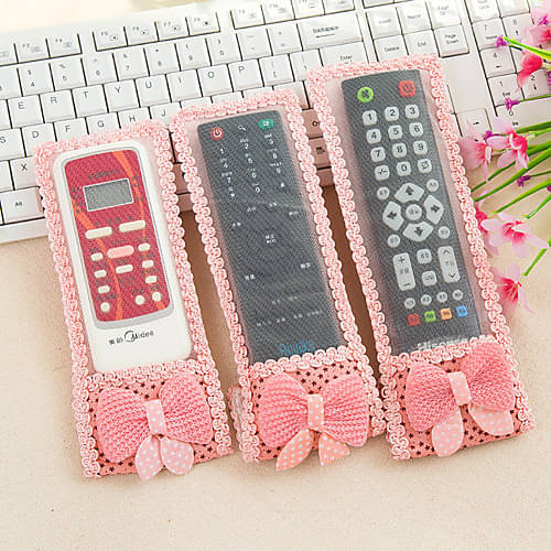     			PACK OF 3 |Remote Cover|Ideal for D2H,DTH Remote & Air-Conditioner(AC) Remote|Fabric Remote Control Case Keep Remote Dust-Free & Easy to Fit(Random Colors Pack Of-03)