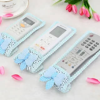     			PACK OF 3 |Remote Cover|Ideal for D2H,DTH Remote & Air-Conditioner(AC) Remote|Fabric Remote Control Case Keep Remote Dust-Free & Easy to Fit(Random Colors Pack Of-03)