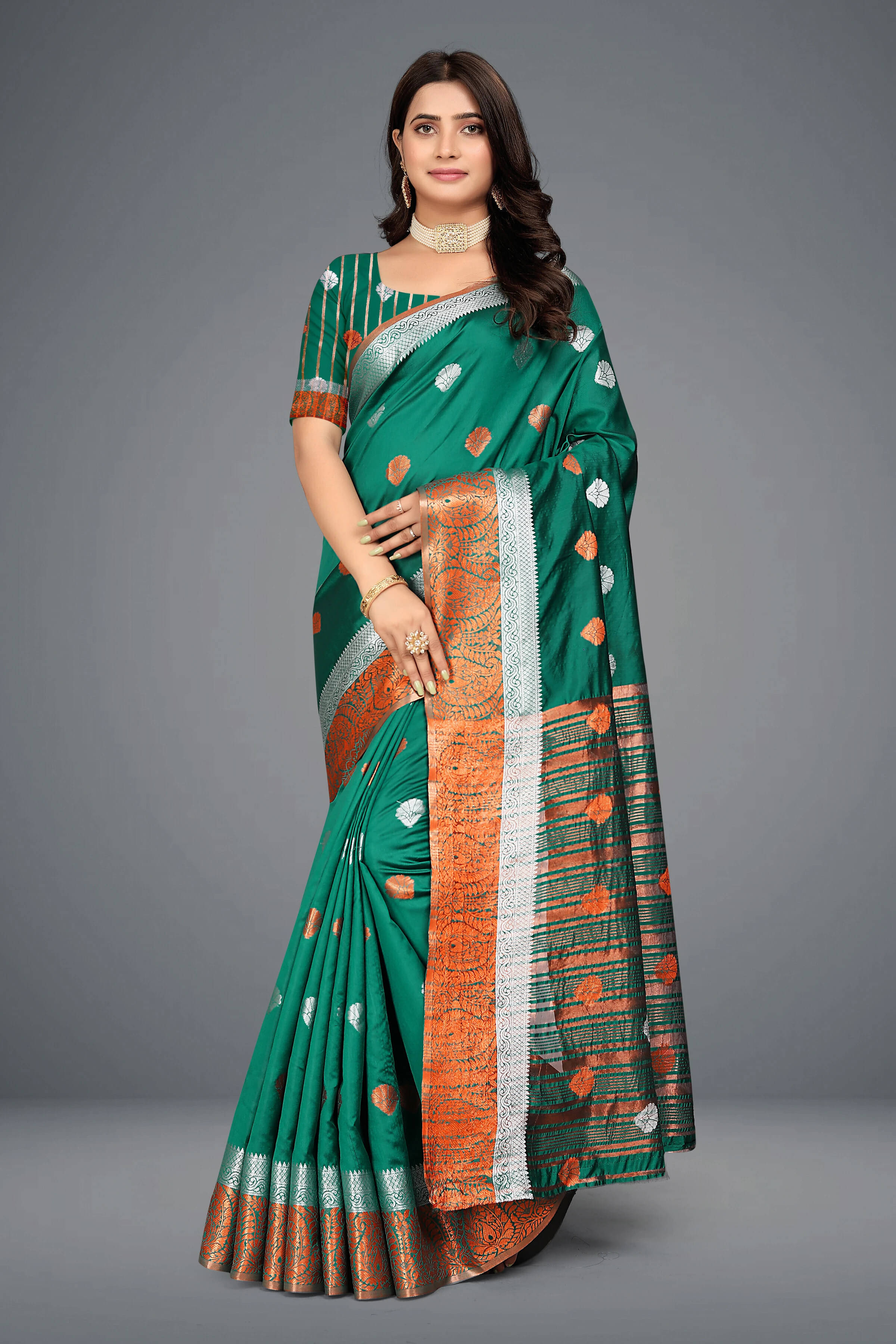 Priyansh Creation Cotton Silk Printed Saree With Unstitched Blouse Piece ( Blue ) Priyansh Creation Cotton Silk Printed Saree With Unstitched Blouse Piece ( Blue )