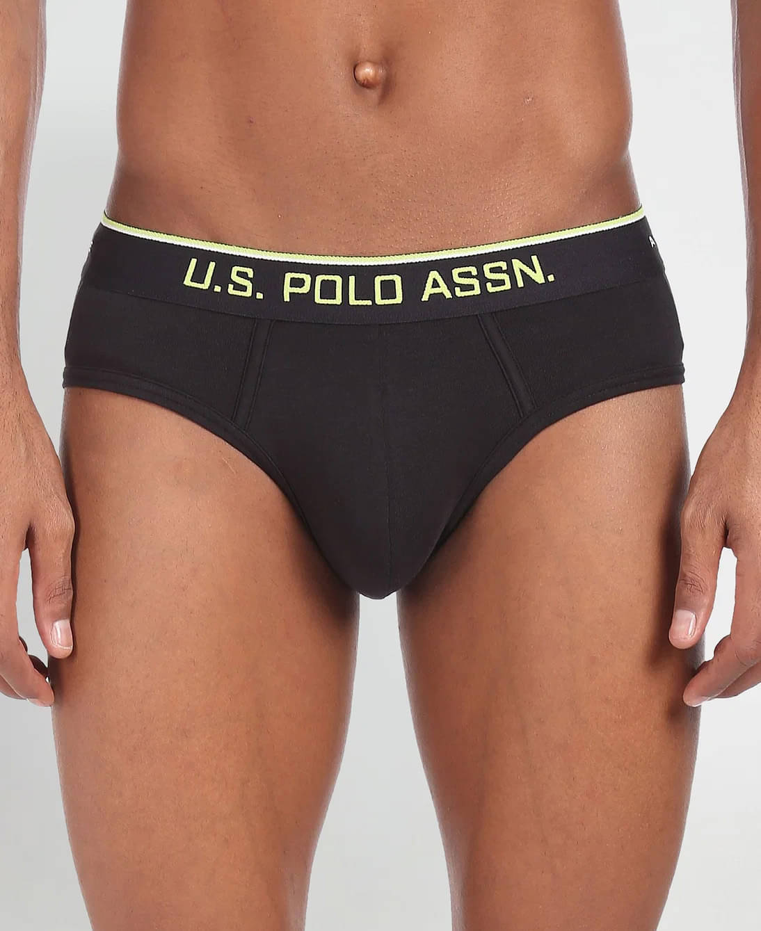 US Polo Pack of 1 Cotton Briefs For Men's ( Black ) US Polo Pack of 1 Cotton Briefs For Men's ( Black )