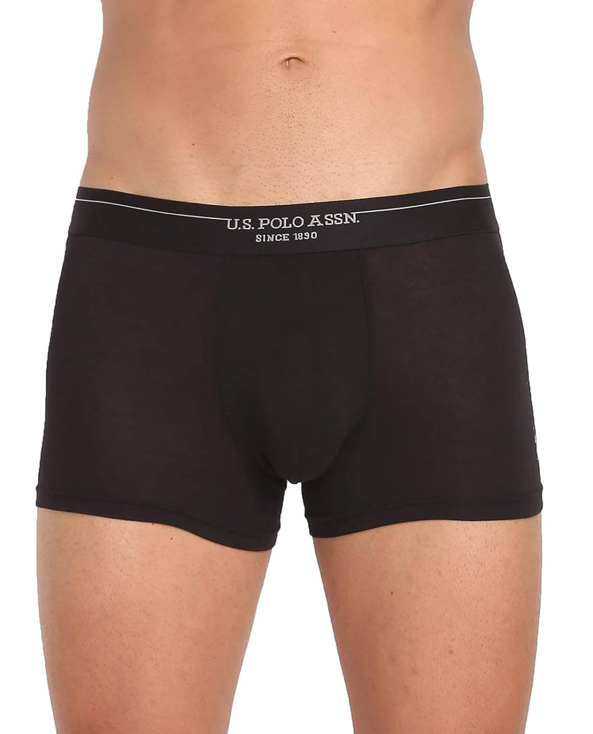 US Polo Pack of 1 Modal Trunks For Men's ( Black )     			US Polo Pack of 1 Modal Trunks For Men's ( Black )
