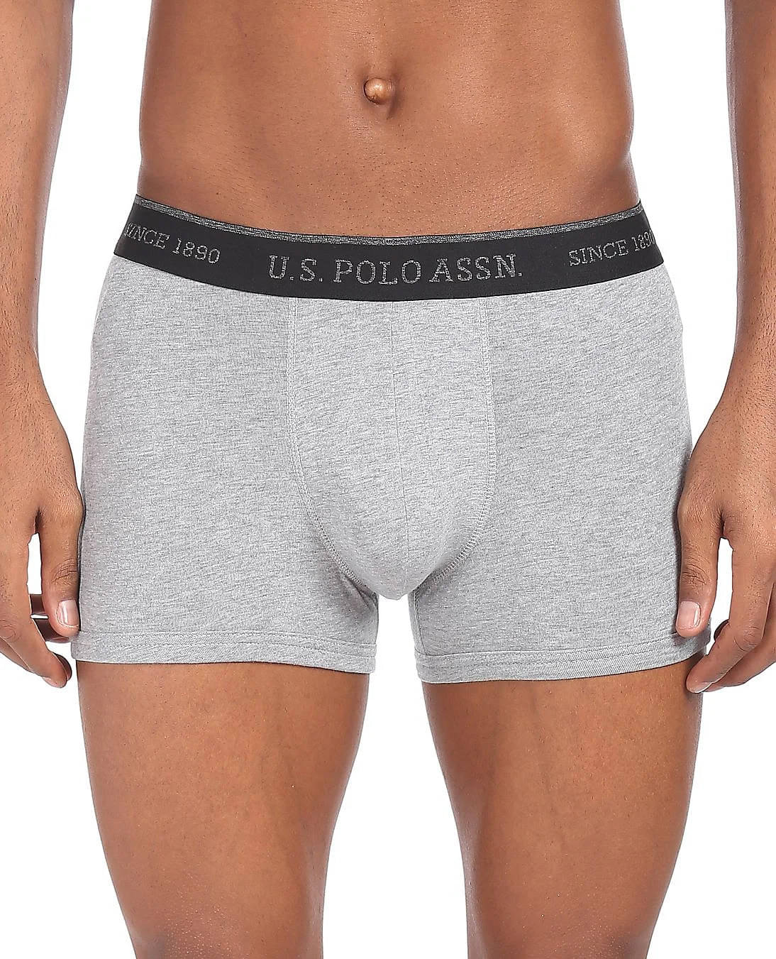 US Polo Pack of 1 Cotton Trunks For Men's ( Grey ) US Polo Pack of 1 Cotton Trunks For Men's ( Grey )