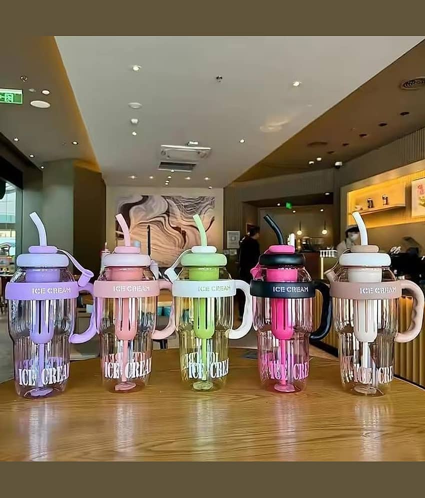 1300ml Fruit Infuser Detox Ice Cream Theme Sipper Bottle, BPA-Free Stylish Water Bottle, Fruit Detox Bottle for Girls,Kids Water Bottle | Multi Colour - Stationery | Buy online on ZillyBuy