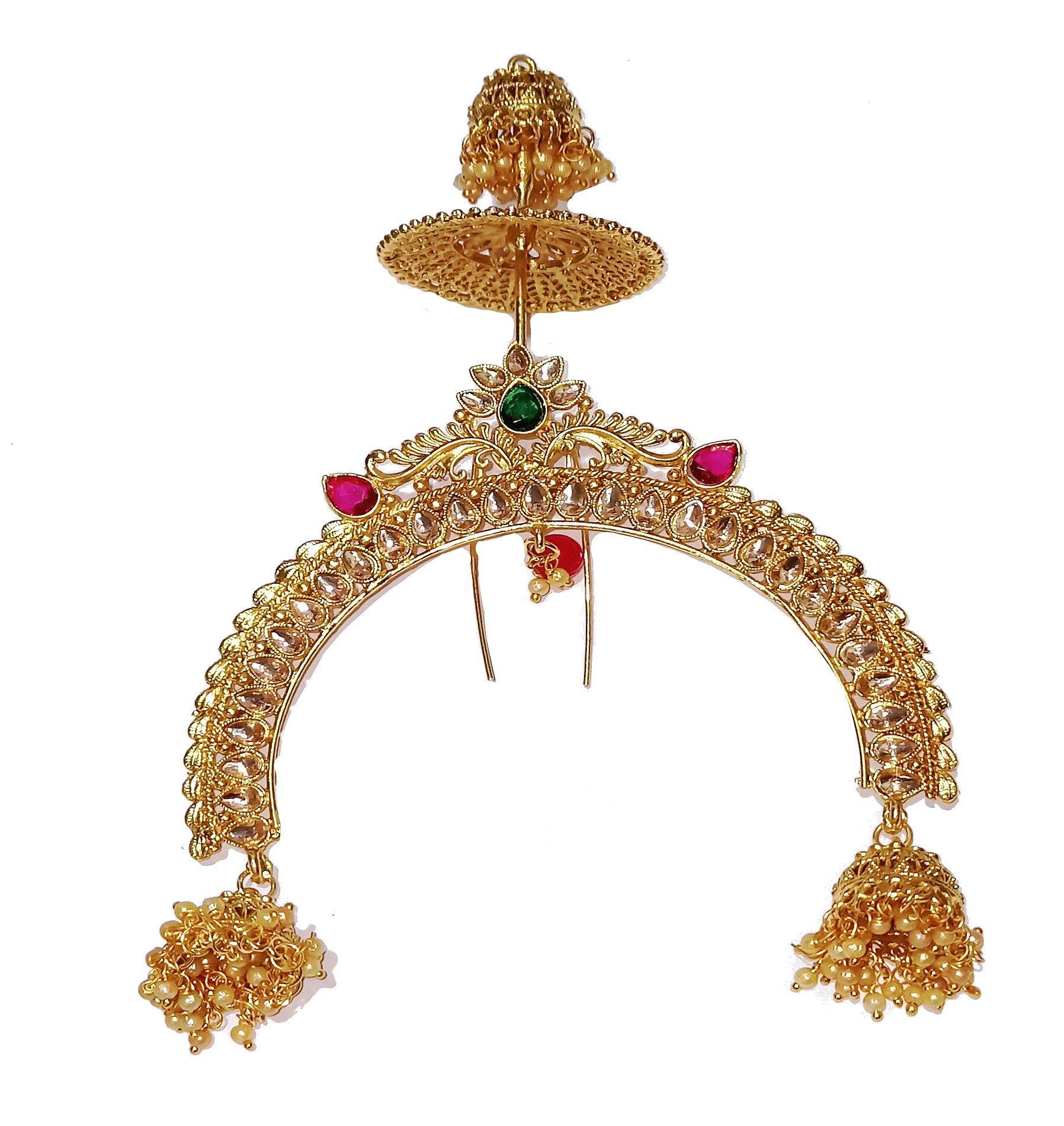     			Adhira's Gold Women's Back Pin ( Pack of 1 )