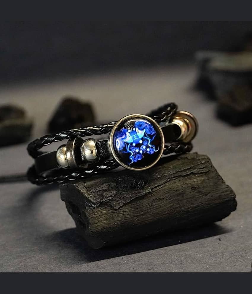 Fadiso Fashion Black Charm Bracelet ( Pack of 1 ) - Bangles & Bracelets | Buy online on ZillyBuy