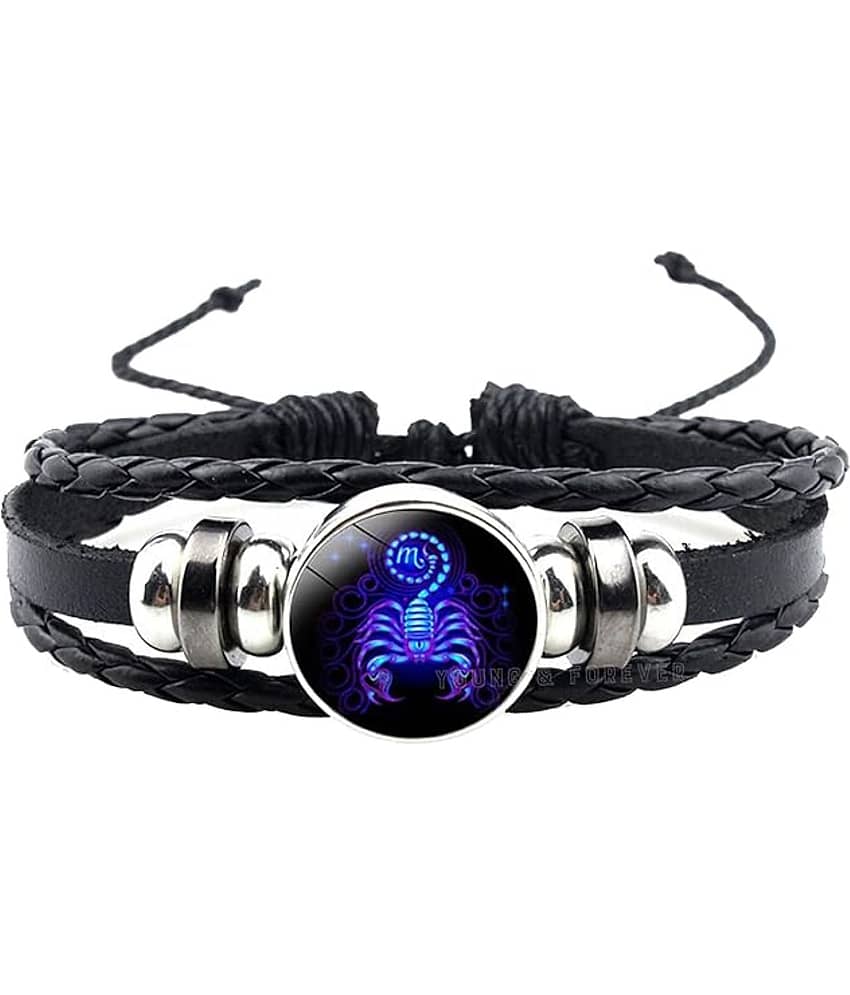 Fadiso Fashion Black Charm Bracelet ( Pack of 1 ) - Bangles & Bracelets | Buy online on ZillyBuy