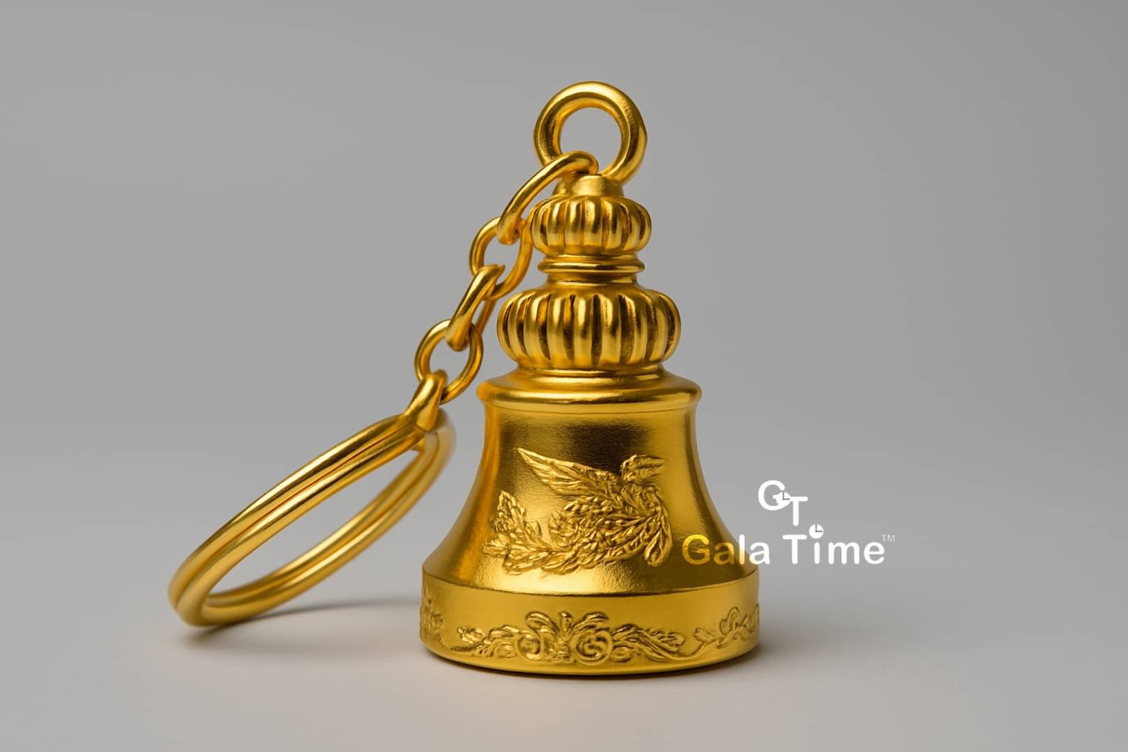     			Gold-Plated Bird Bell Keychain - Charming, Unique, and Ideal for Any Occasion