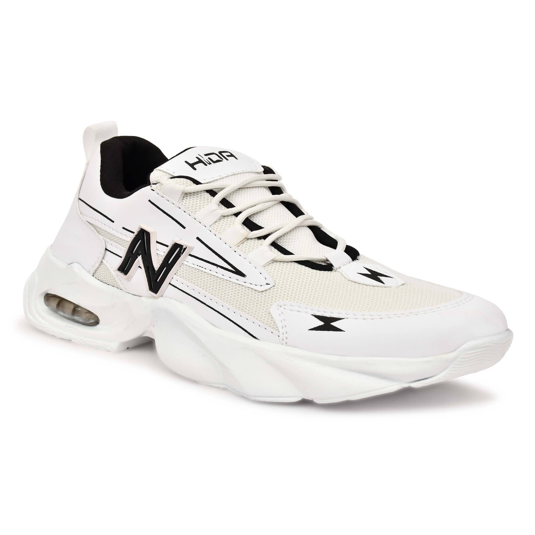 HiDa White Men's Sneakers - Casual Shoes | Buy online on ZillyBuy