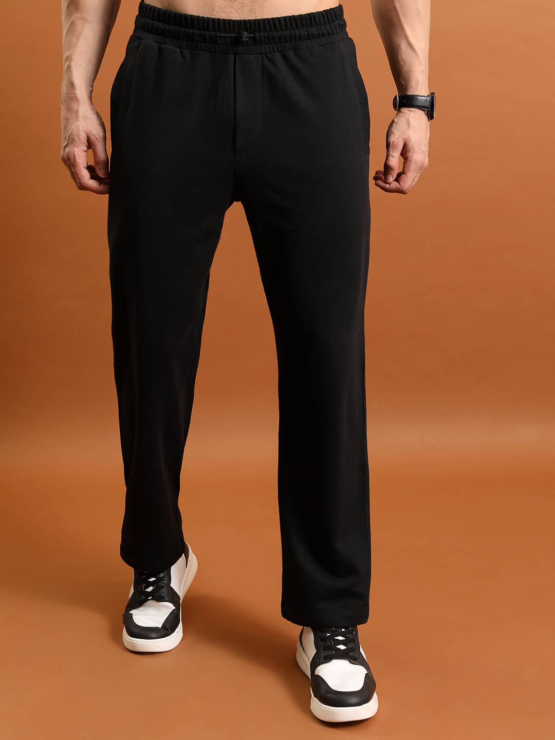 Highlander Black Polyester Blend Men's Trackpants ( Pack of 1 )     			Highlander Black Polyester Blend Men's Trackpants ( Pack of 1 )