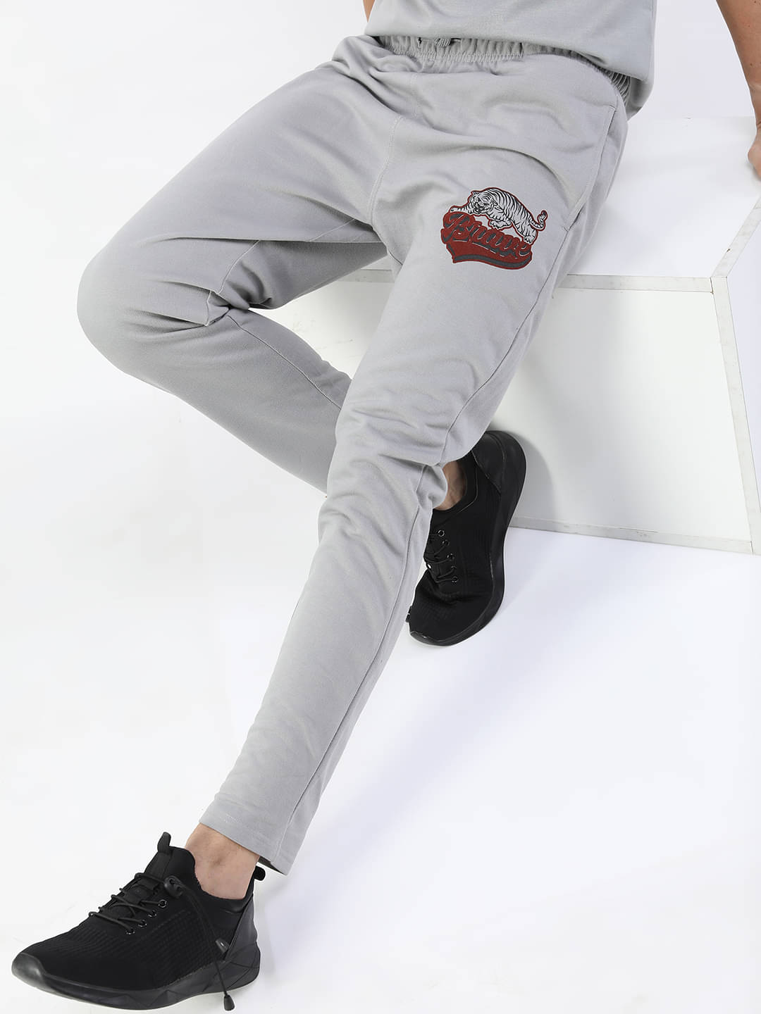 Highlander Grey Polyester Men's Trackpants ( Pack of 1 ) Highlander Grey Polyester Men's Trackpants ( Pack of 1 )