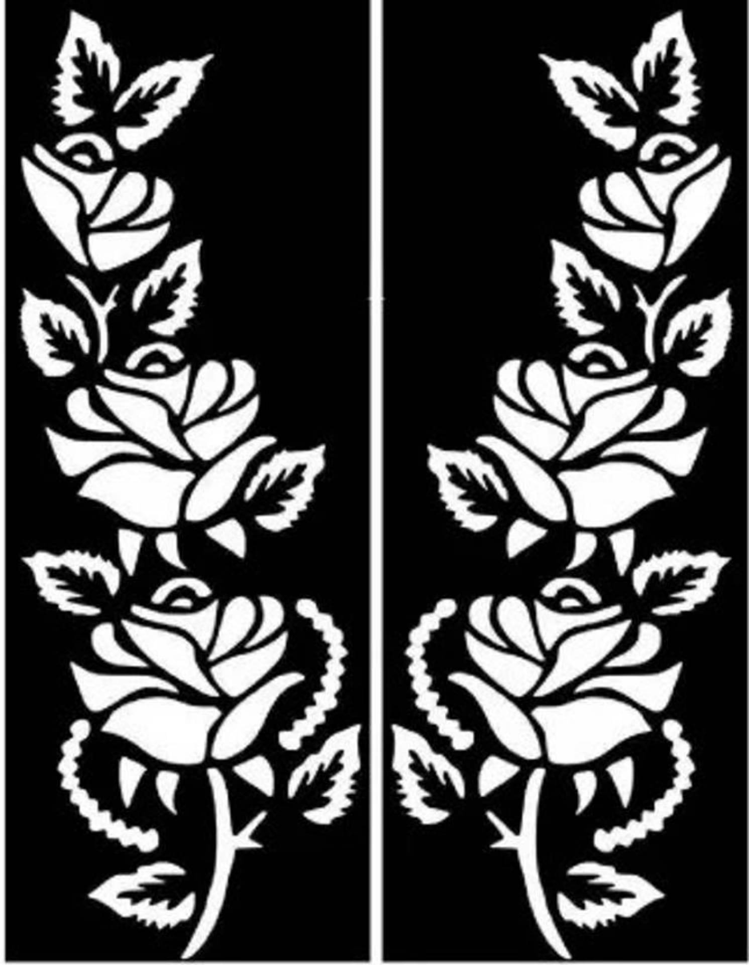     			JMC Unique Mehndi Stencil for Bridal Henna Tattoo Body Tattoo