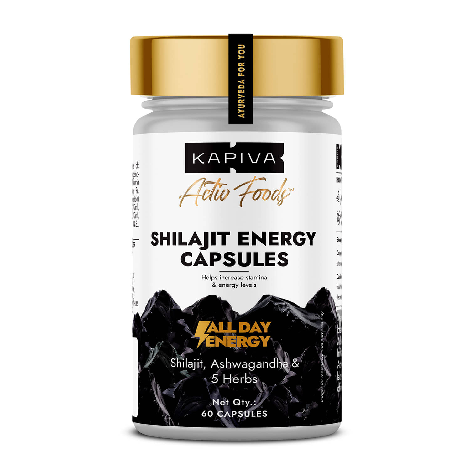 Kapiva Shilajit Capsule 60 no.s Pack of 1