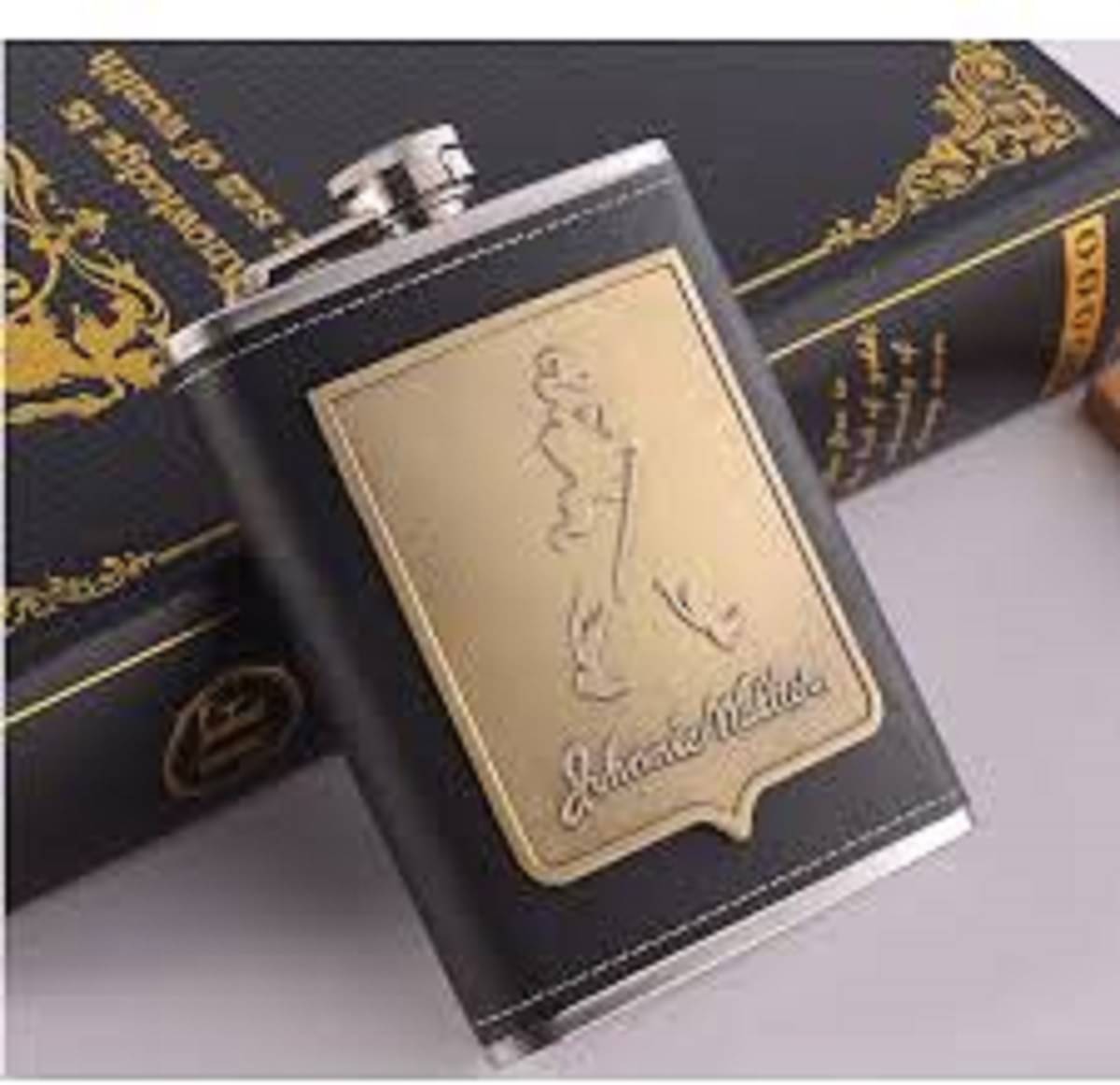     			PAAVI Steel Hip Flask
