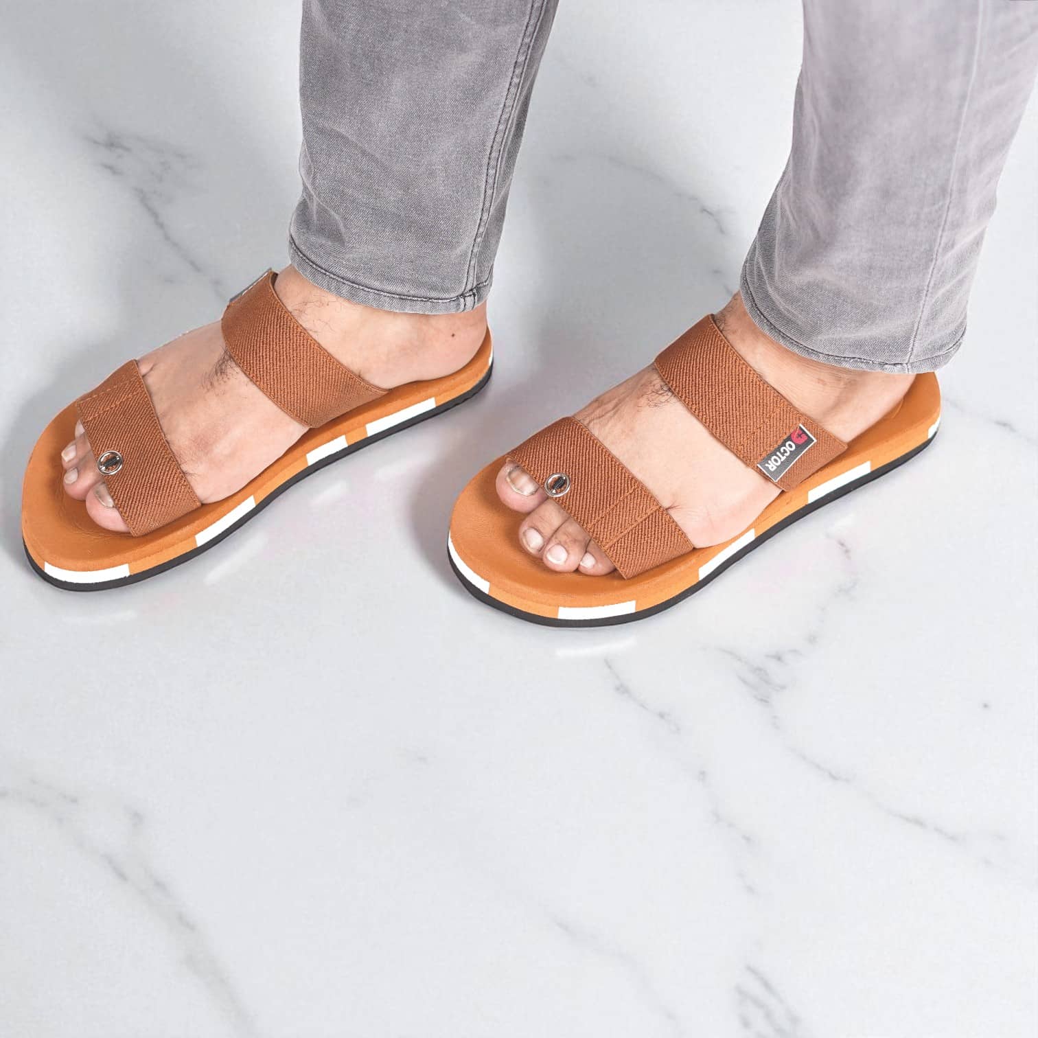 Squash - Tan Men's Floater Sandals