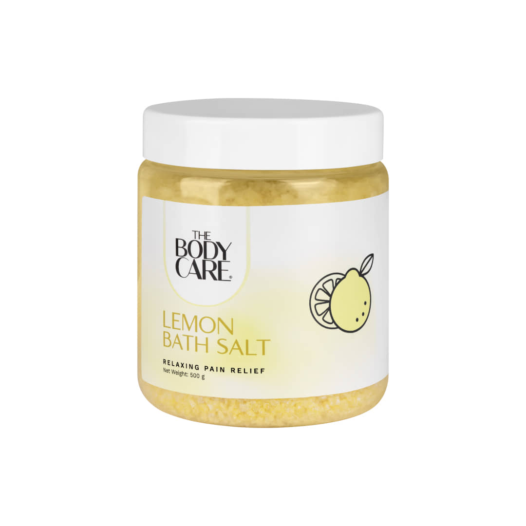 The Body Care Cool Refreshing Lemon Bath Salt ( Parabean Free ( 500g)