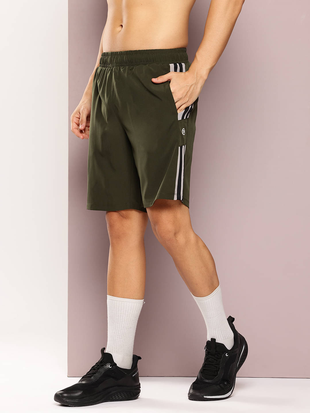     			Turnfit GREEN Polyester Men's Shorts ( pack of 1 )