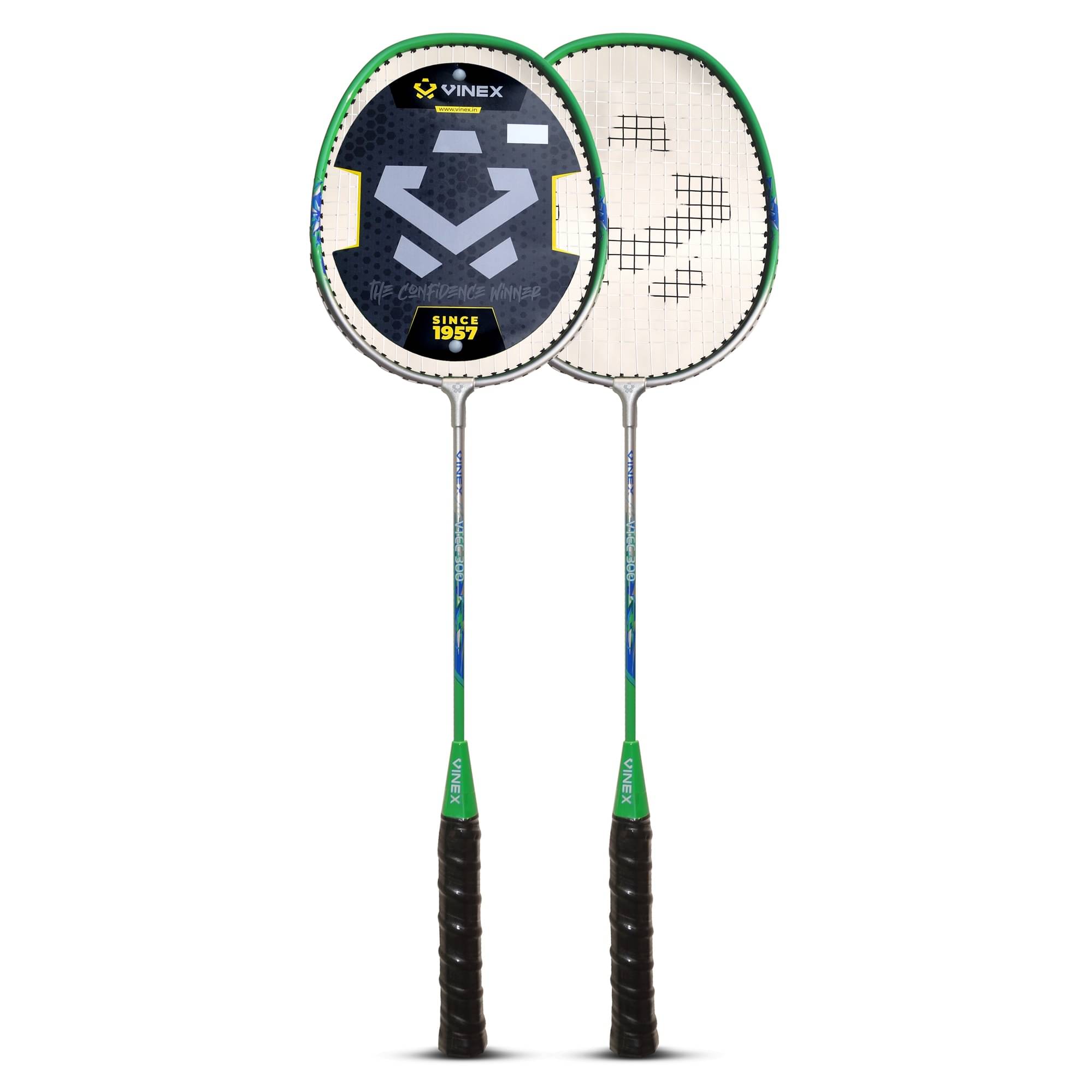     			Vinex Multicolor Badminton Racquet ( Pack of 2 )