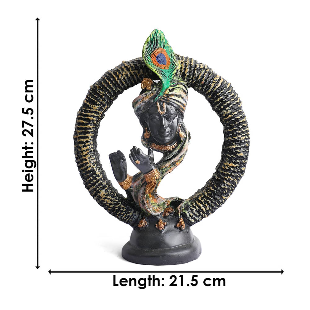    			anmolg Resin Lord Krishna Idol ( 102015 cm )