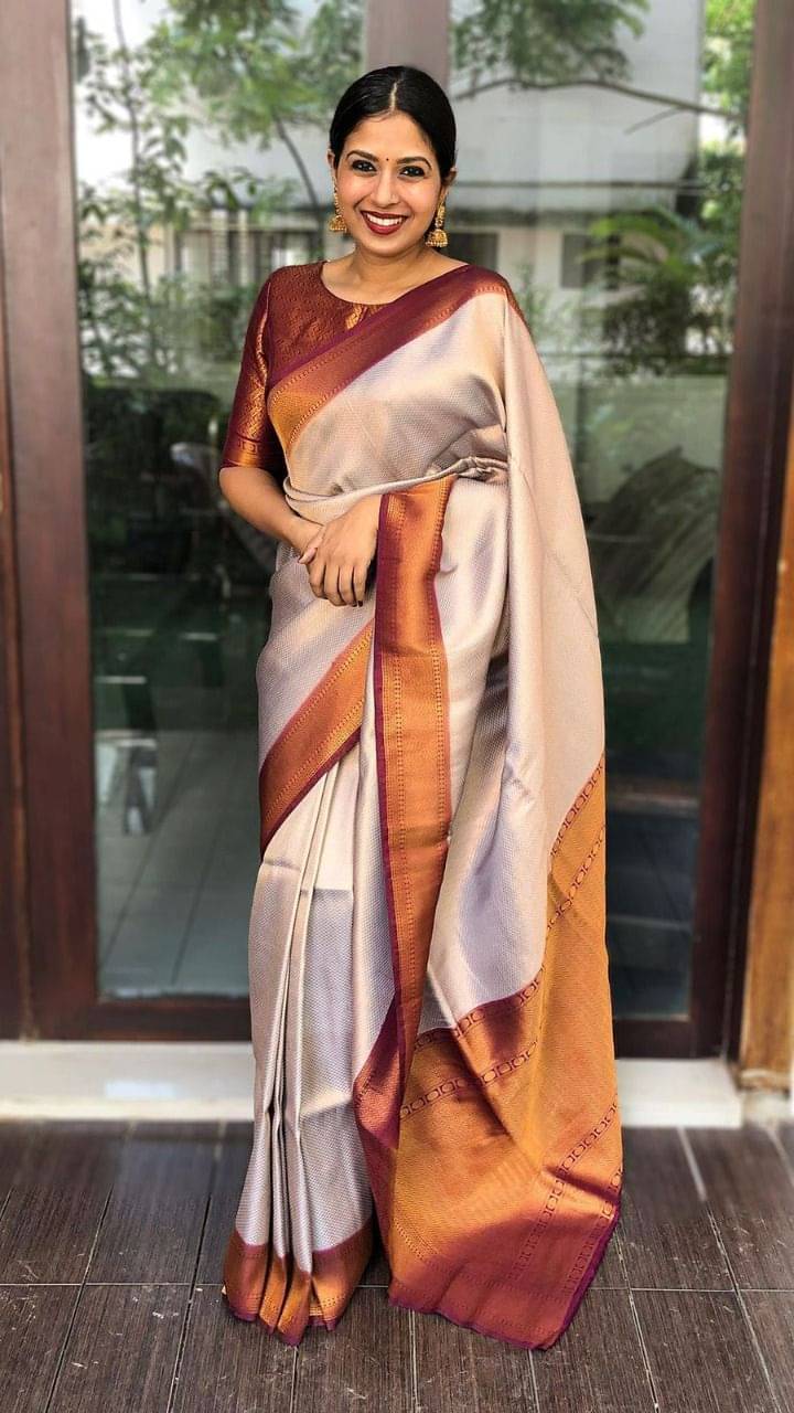 fab woven Art Silk Woven Kanjeevaram Sarees With Unstitched Blouse Piece ( Beige ) fab woven Art Silk Woven Kanjeevaram Sarees With Unstitched Blouse Piece ( Beige )