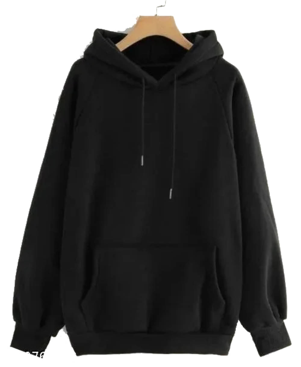 fashlook Woollen Hooded Men's Sweatshirt - Black ( Pack of 1 )     			fashlook Woollen Hooded Men's Sweatshirt - Black ( Pack of 1 )