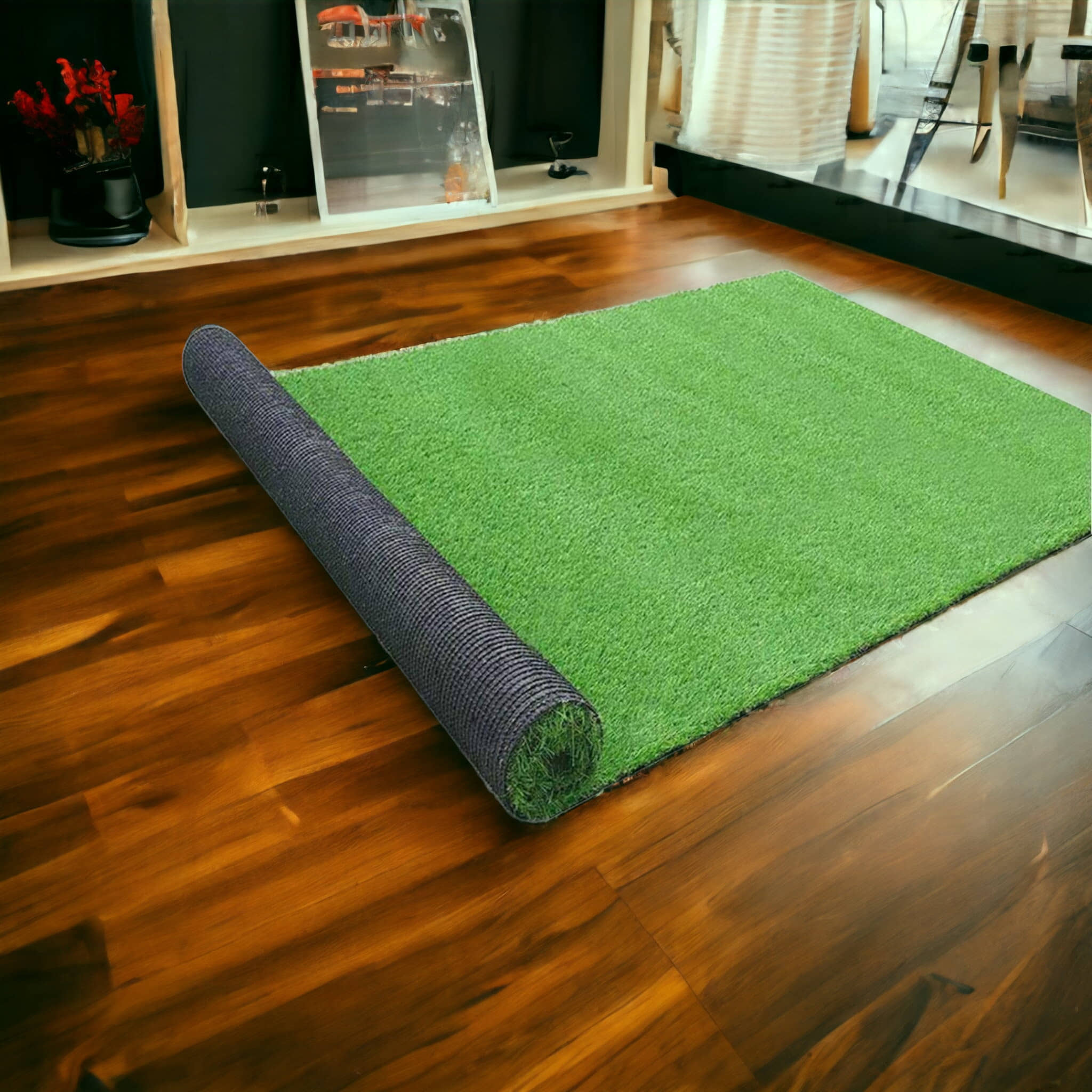 mopak decor Green Single Anti-skid Outdoor Mat
