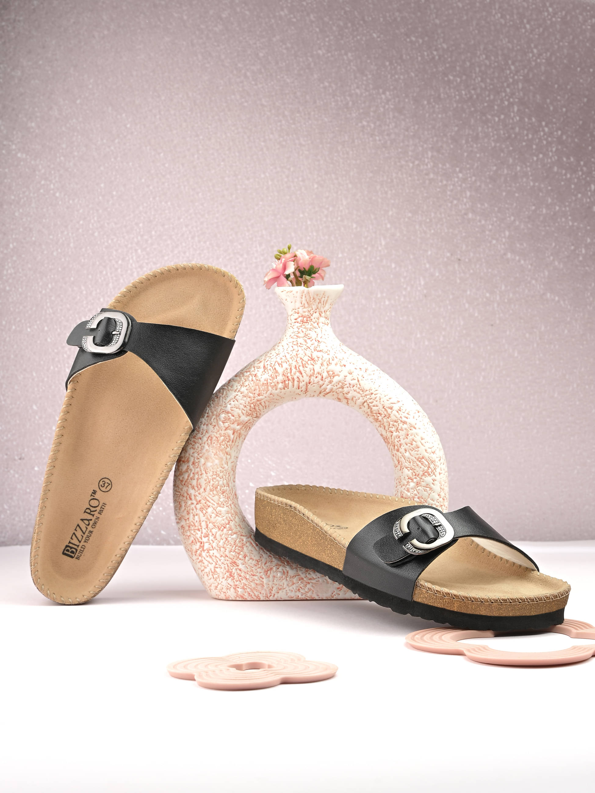     			BIZZARO Black Women's Flats