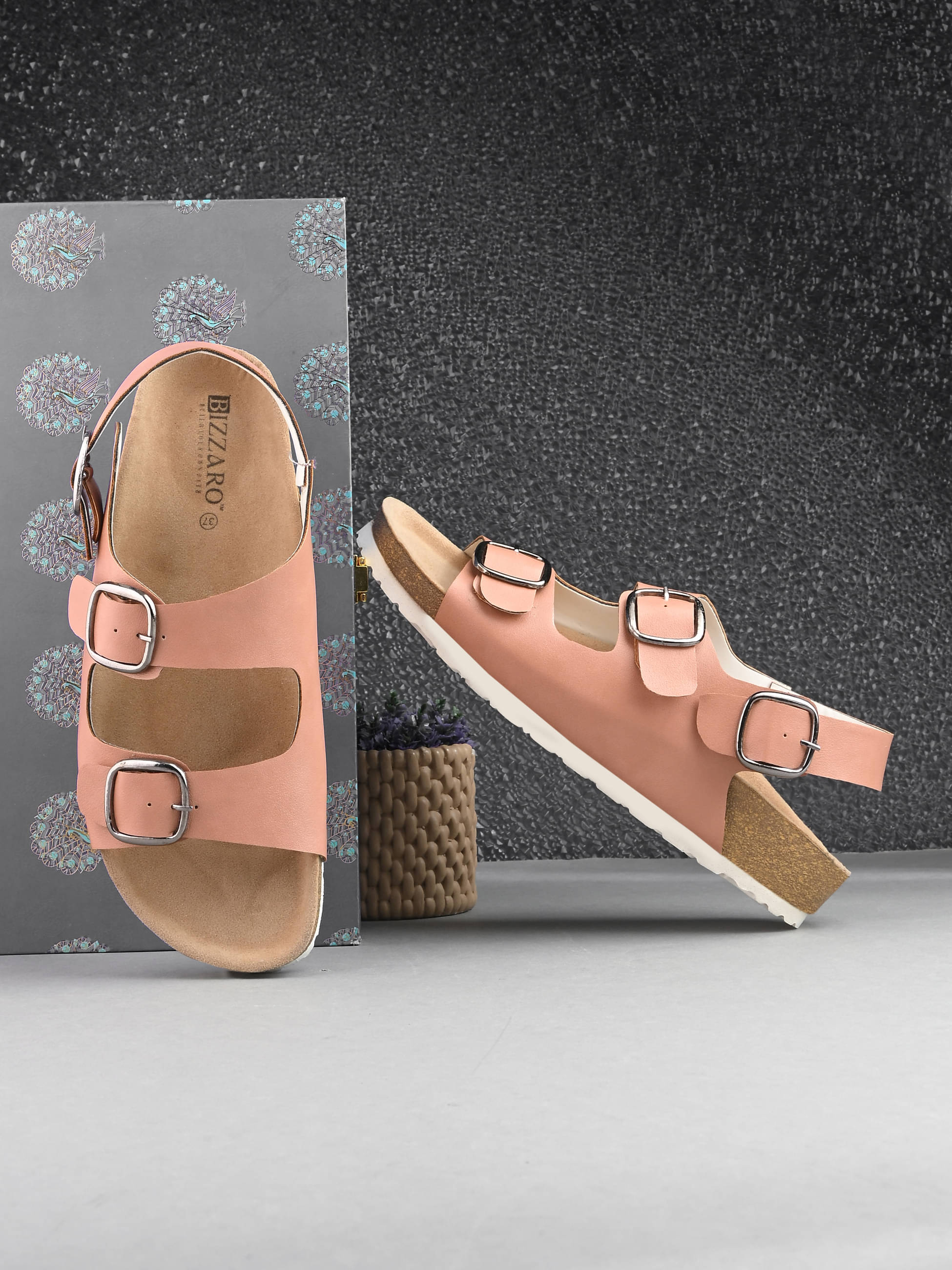     			BIZZARO Pink Women's Flats