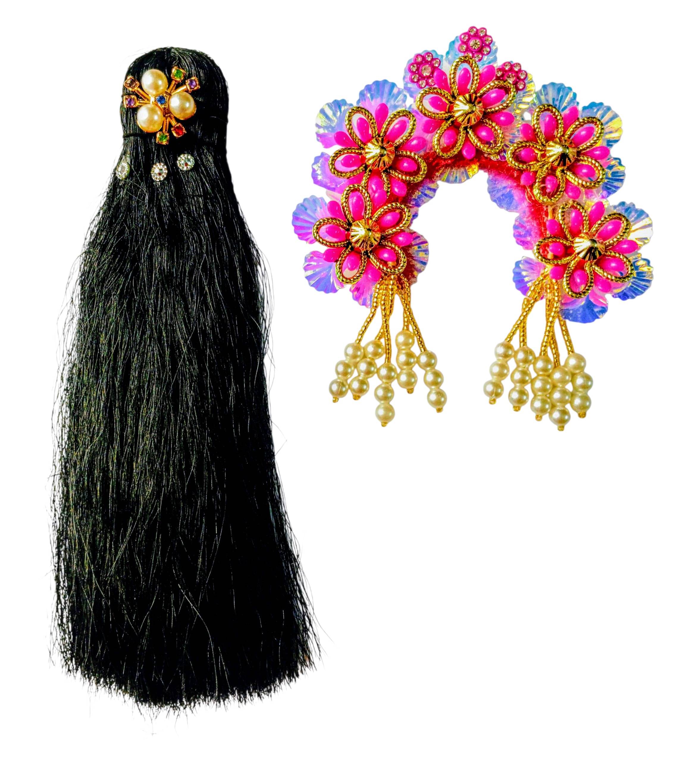     			Cherry Tree Durga Mata Pink Plastic Jewellery ( Pack of 1 )