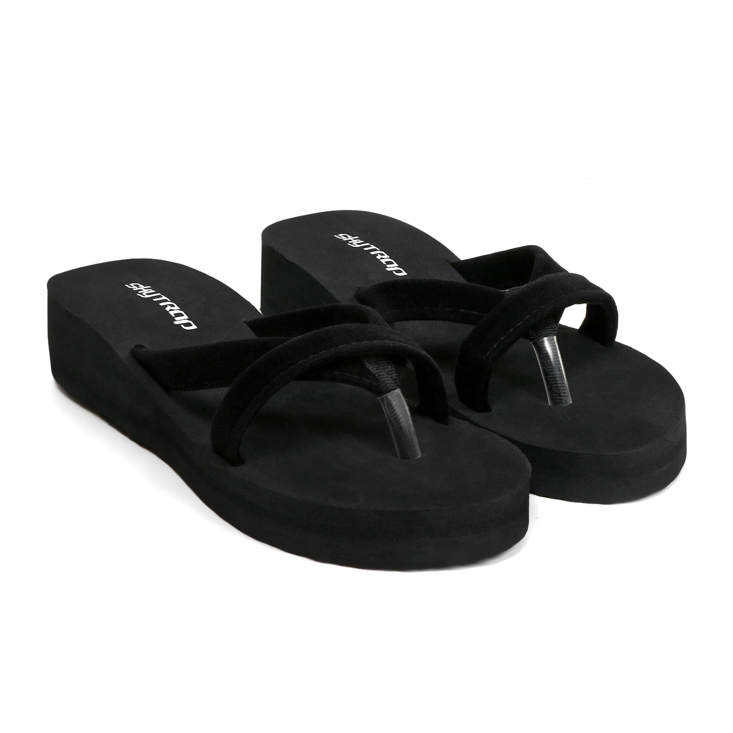     			Feens Black Women's Slipper
