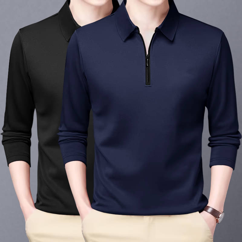     			GARBLY Men Cotton Blend Regular Fit Solid Polo T Shirt ( Multicolor )