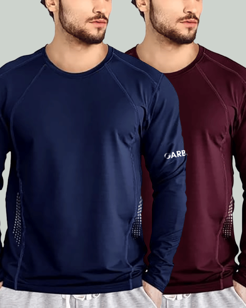 GARBLY Men Polyester Regular Fit Solid T-Shirt ( Multicolor ) GARBLY Men Polyester Regular Fit Solid T-Shirt ( Multicolor )