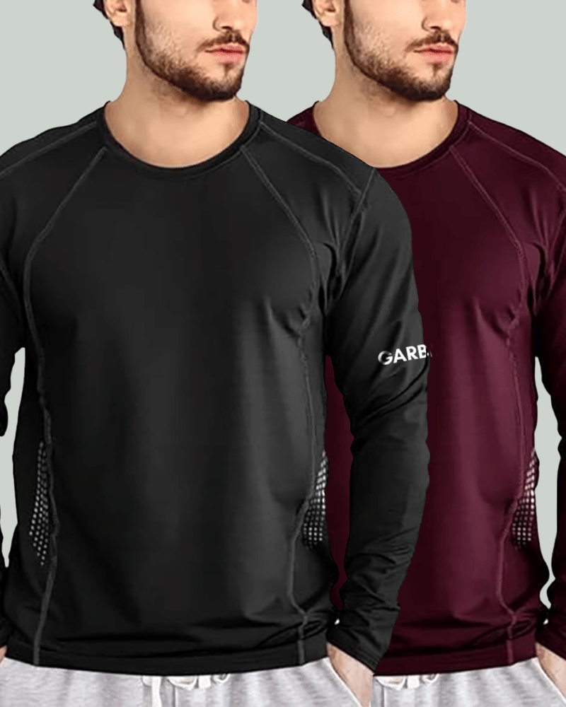 GARBLY Men Polyester Regular Fit Solid T-Shirt ( Multicolor10 ) GARBLY Men Polyester Regular Fit Solid T-Shirt ( Multicolor10 )