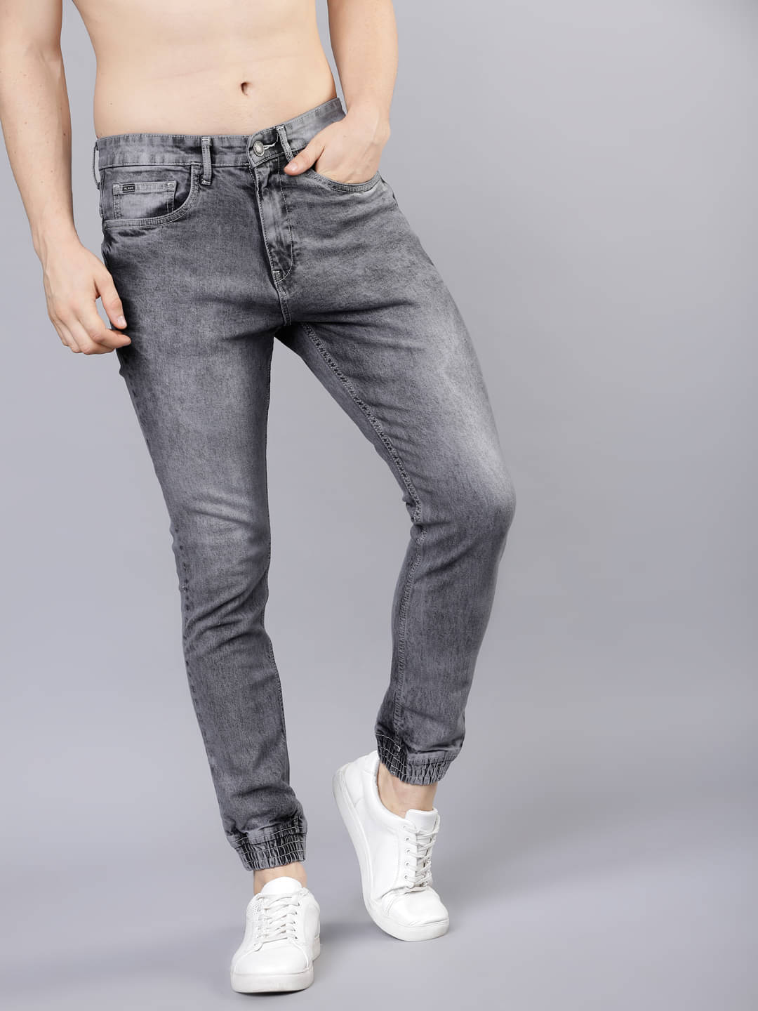 Highlander Jogger Men's Jeans - Light Grey ( Pack of 1 ) Highlander Jogger Men's Jeans - Light Grey ( Pack of 1 )