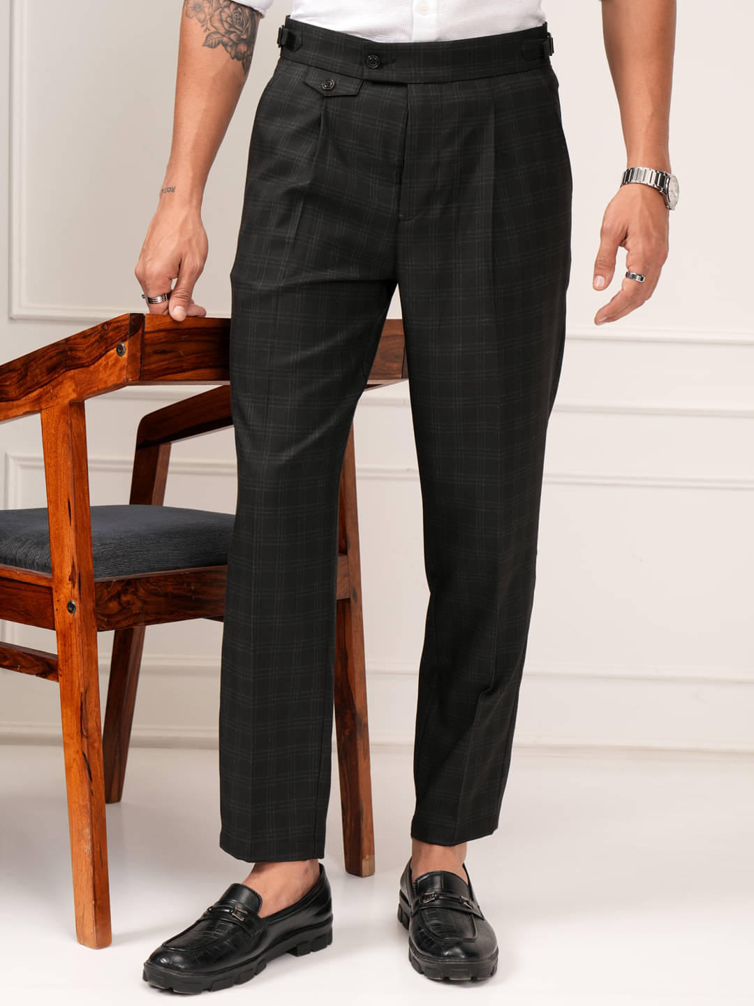     			Highlander Relax Flat Men's Trouser - Black ( Pack of 1 )