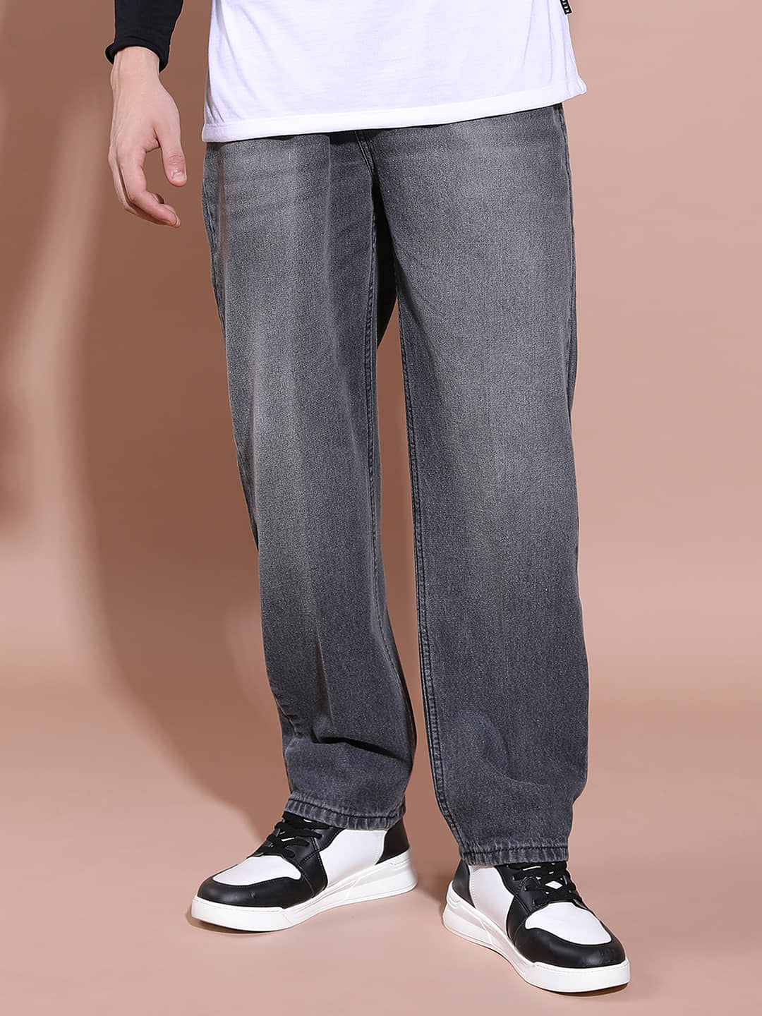 Highlander Relaxed Solid Men's Jeans - Grey ( Pack of 1 ) - Jeans | Buy online on ZillyBuy