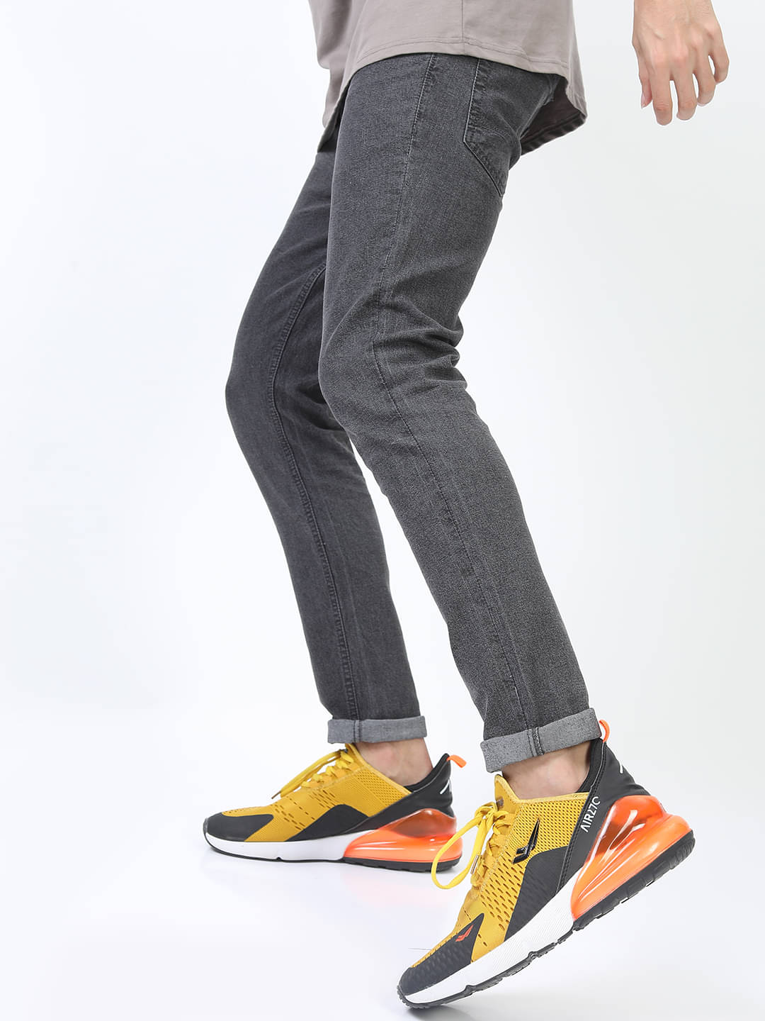     			Highlander Skinny Fit Basic Men's Jeans - Grey ( Pack of 1 )