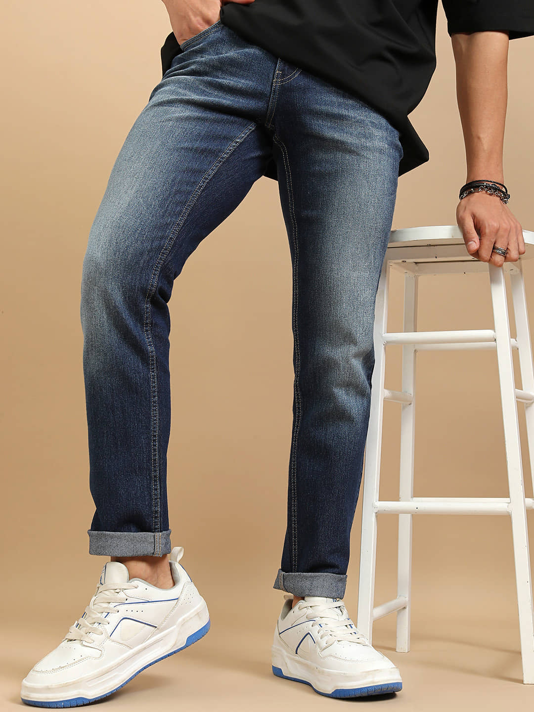 Highlander Slim Fit Solid Men's Jeans - Blue ( Pack of 1 ) - Jeans | Buy online on ZillyBuy
