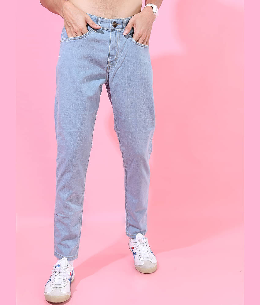 Highlander Tapered Men's Jeans - Light Blue ( Pack of 1 )