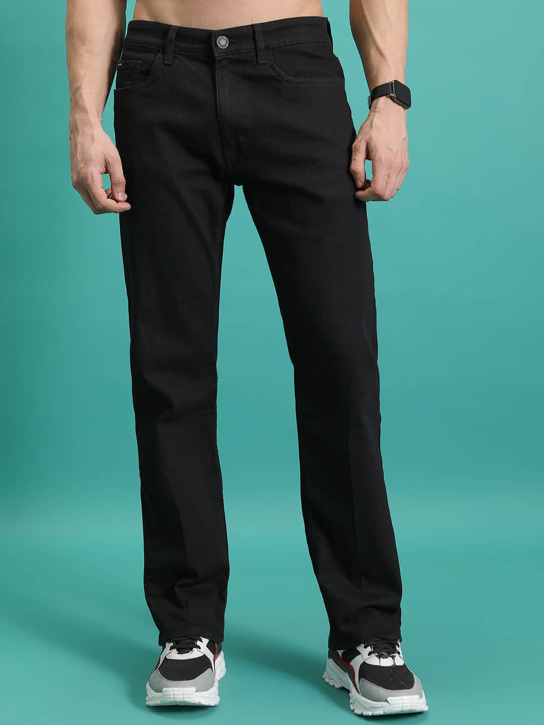 Highlander Men's Jeans - Black ( Pack of 1 ) - Jeans | Buy online on ZillyBuy