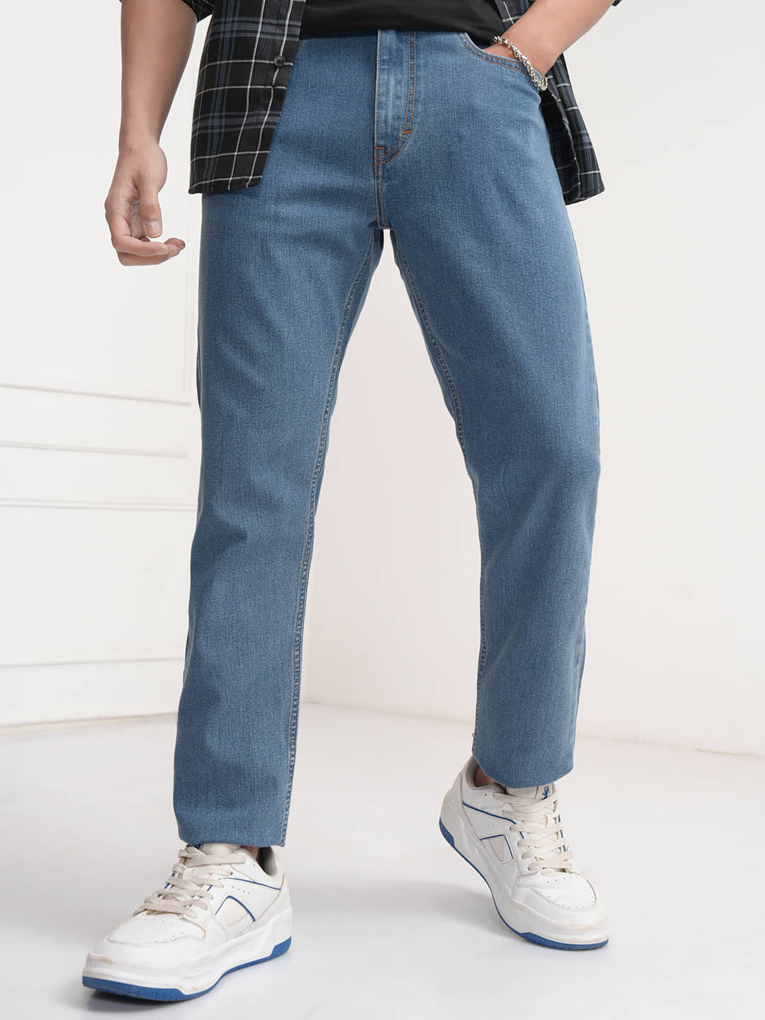 Highlander Men's Jeans - Light Blue ( Pack of 1 ) - Jeans | Buy online on ZillyBuy