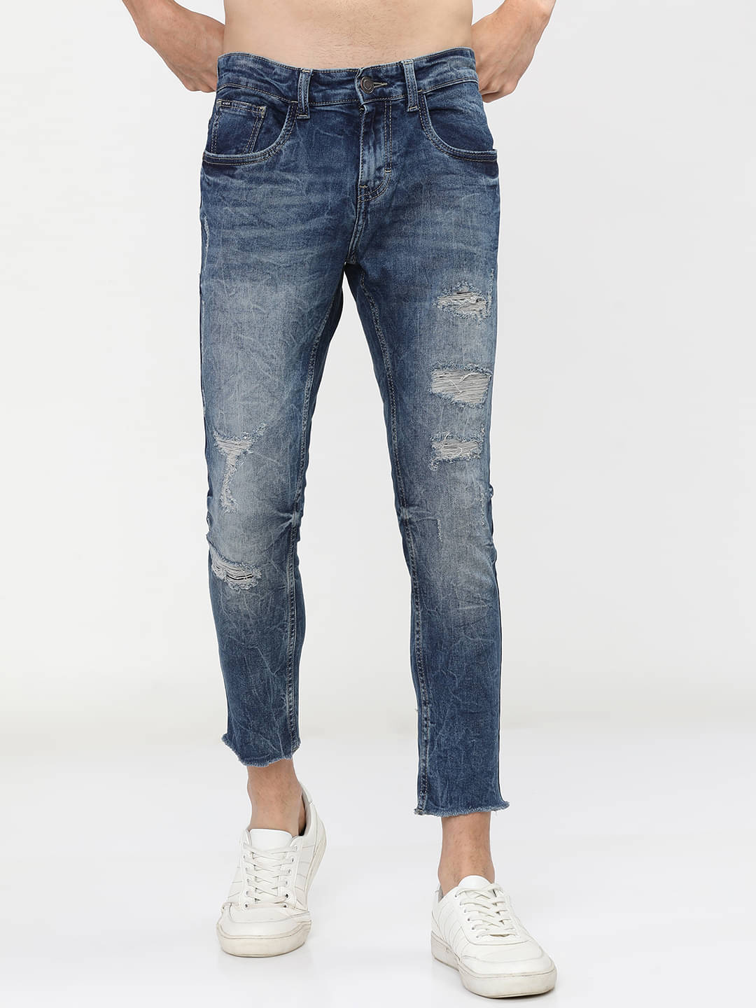 Highlander Tapered Men's Jeans - Indigo Blue ( Pack of 1 ) Highlander Tapered Men's Jeans - Indigo Blue ( Pack of 1 )